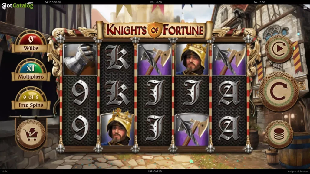 สล็อตอัศวินแห่งโชคชะตา (Knights of Fortune)